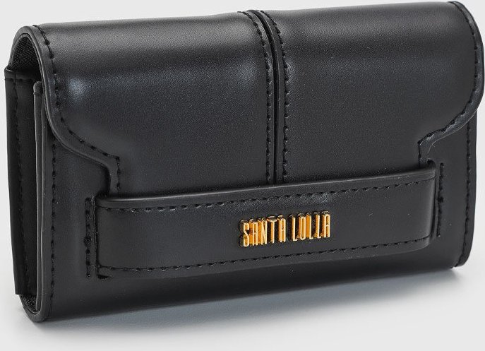 Imagem principal Carteira Feminina Santa Lolla Logo Frontal Preta Santa Lolla preto