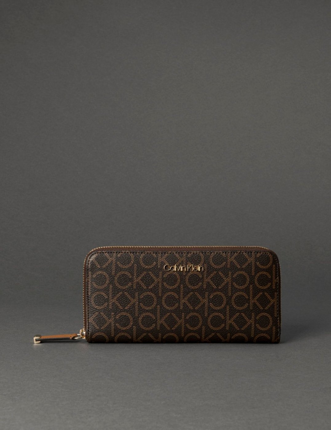 Carteira Feminina Ziper Monograma Calvin Klein