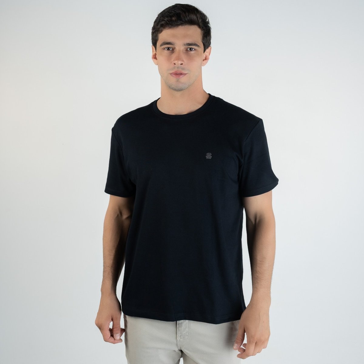 Camiseta John John Suedine Preta