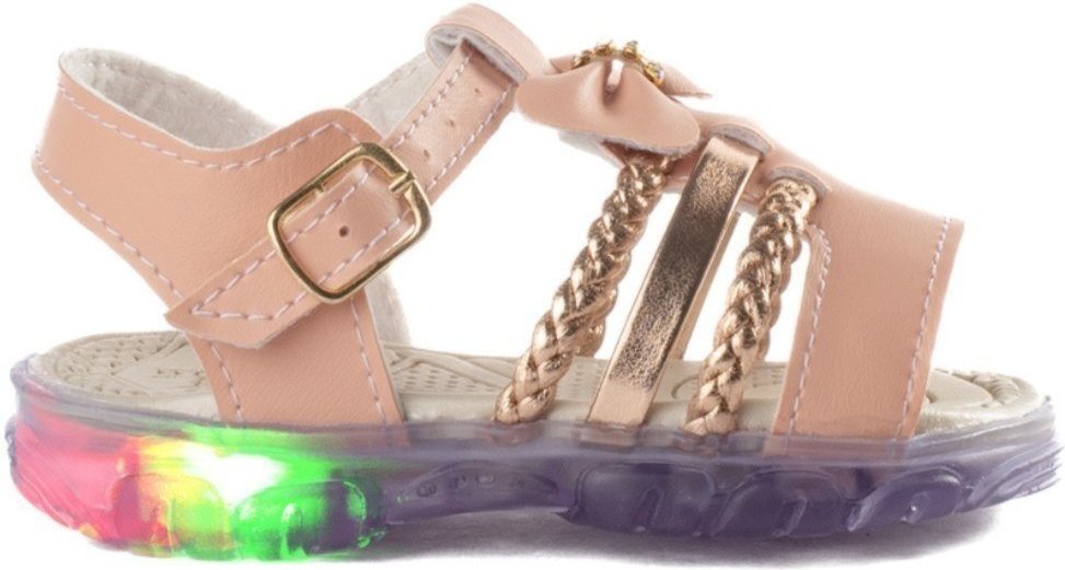 Infantil - Sandália Papete Funfy Feminina Menina com LED 2208A