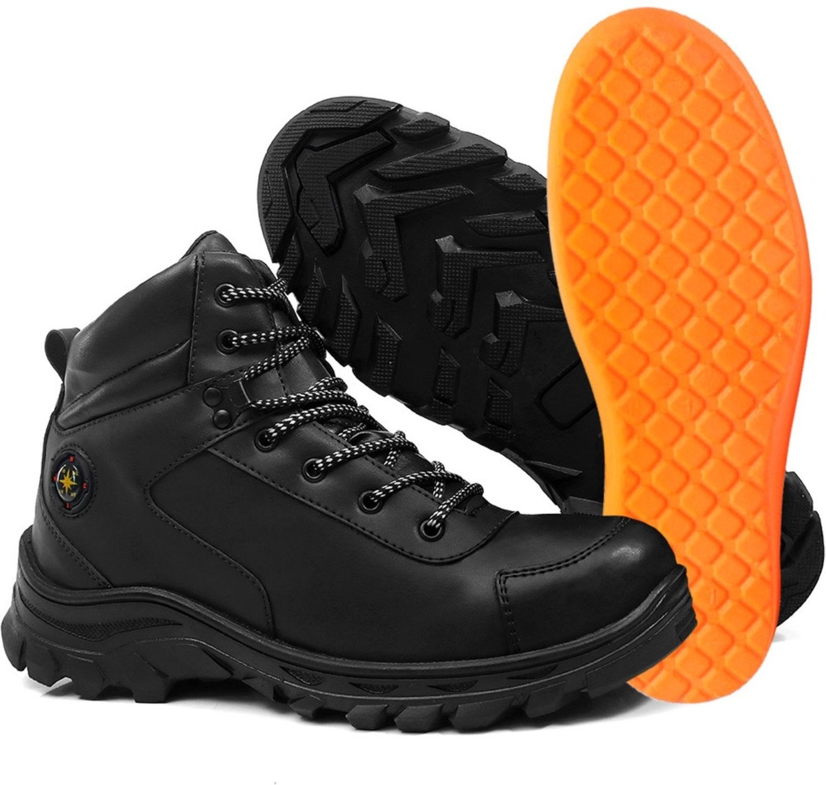 Imagem principal Tenis Trilha Masculino Com Palmilha Gel Bota Adventure Resistente Confortavel BREDENI preto BREDENI preto