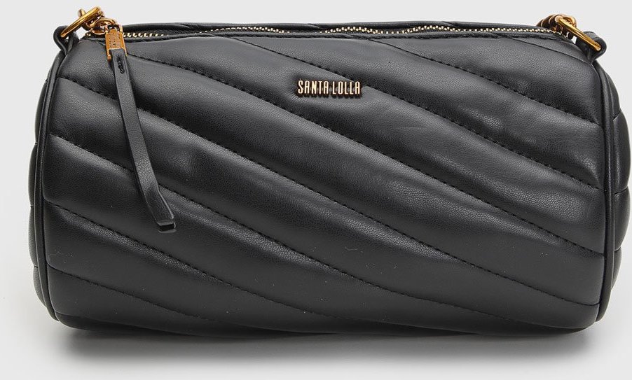Bolsa Média Santa Lolla Matelassê Preta