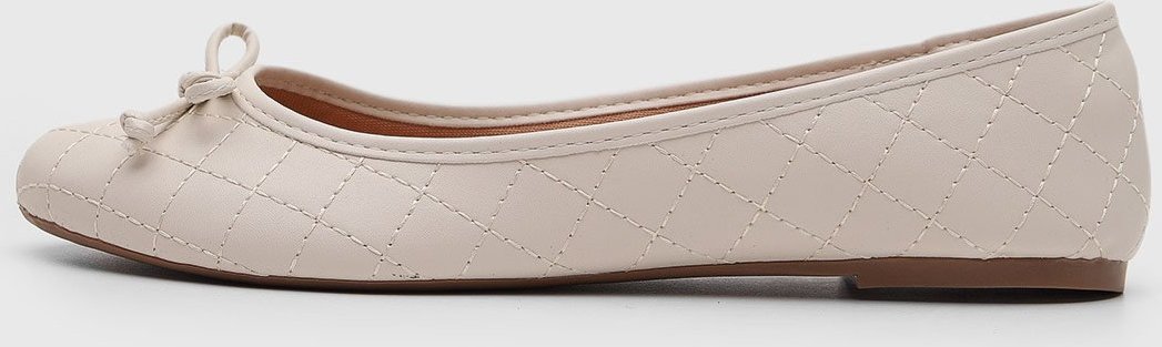 Sapatilha Via Uno Laço Off-White