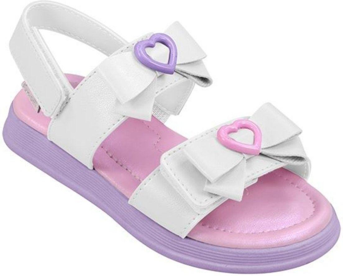 Infantil - Sandália Feminina Flower Laços Tie Dye 26