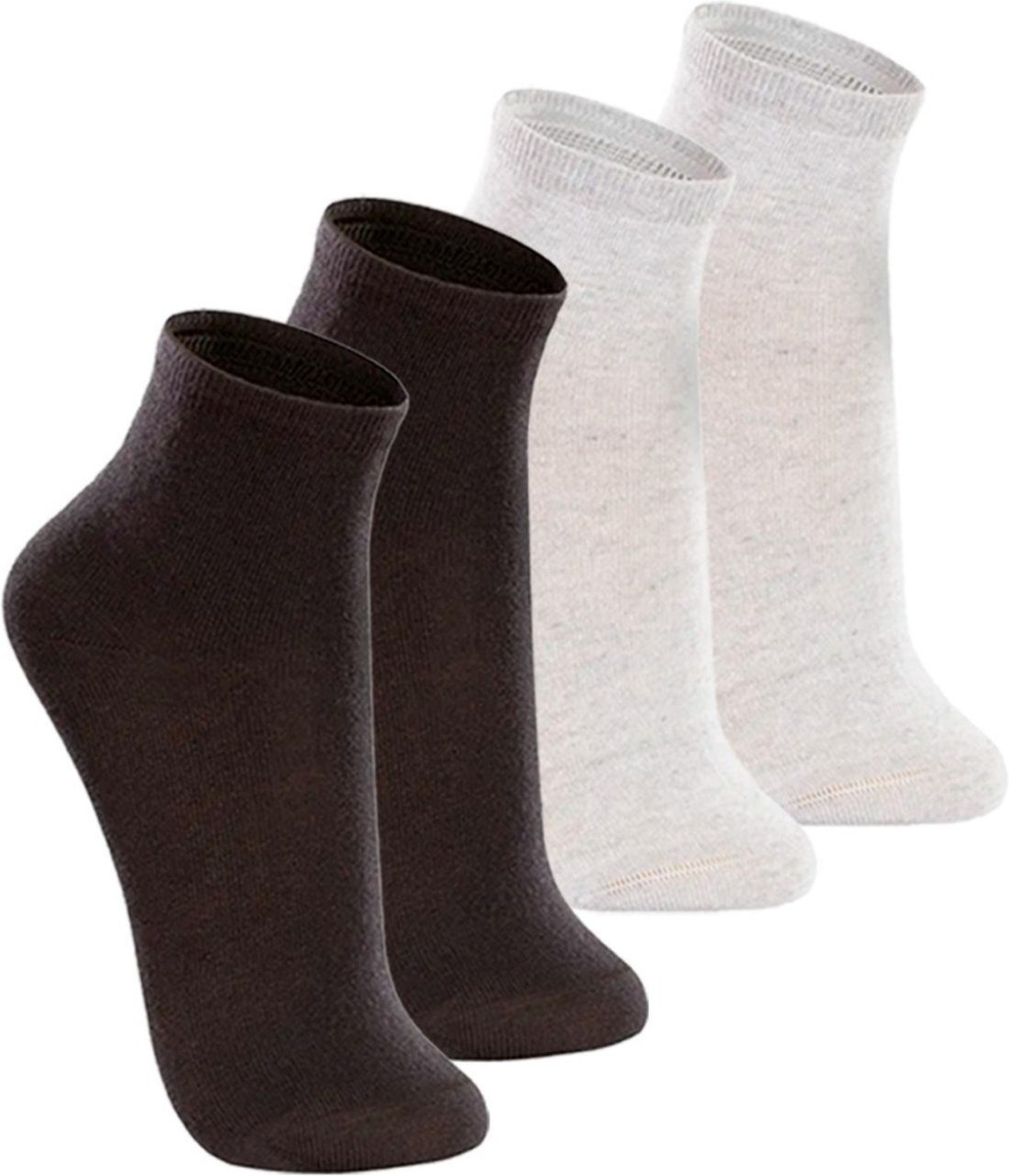 Kit com 4 Pares de Meias Cano Médio Lupo