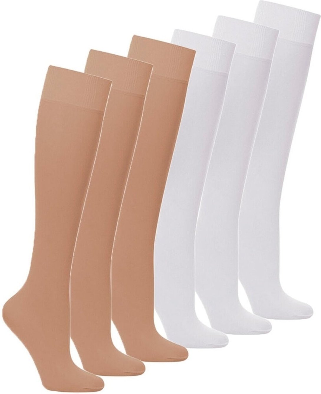 Kit com 6 Meias 3/4 Fio 20 Loba