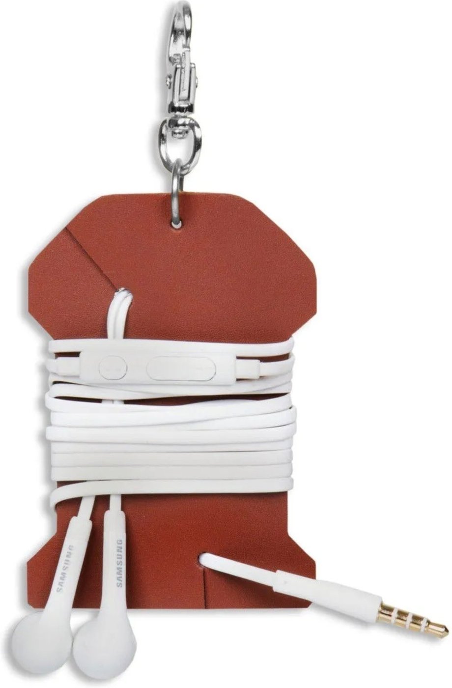 Imagem principal Porta Fone de Ouvido em Couro Artlux Pinhão 572 marrom Artlux marrom