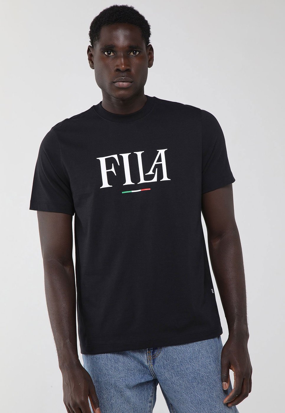 Imagem principal Camiseta Masculina Fila Italy Le Preta preto Fila preto
