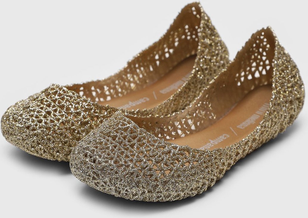 Imagem principal Infantil - Sapatilha Mini Melissa Campana Papel In Dourada dourado Mini Melissa dourado