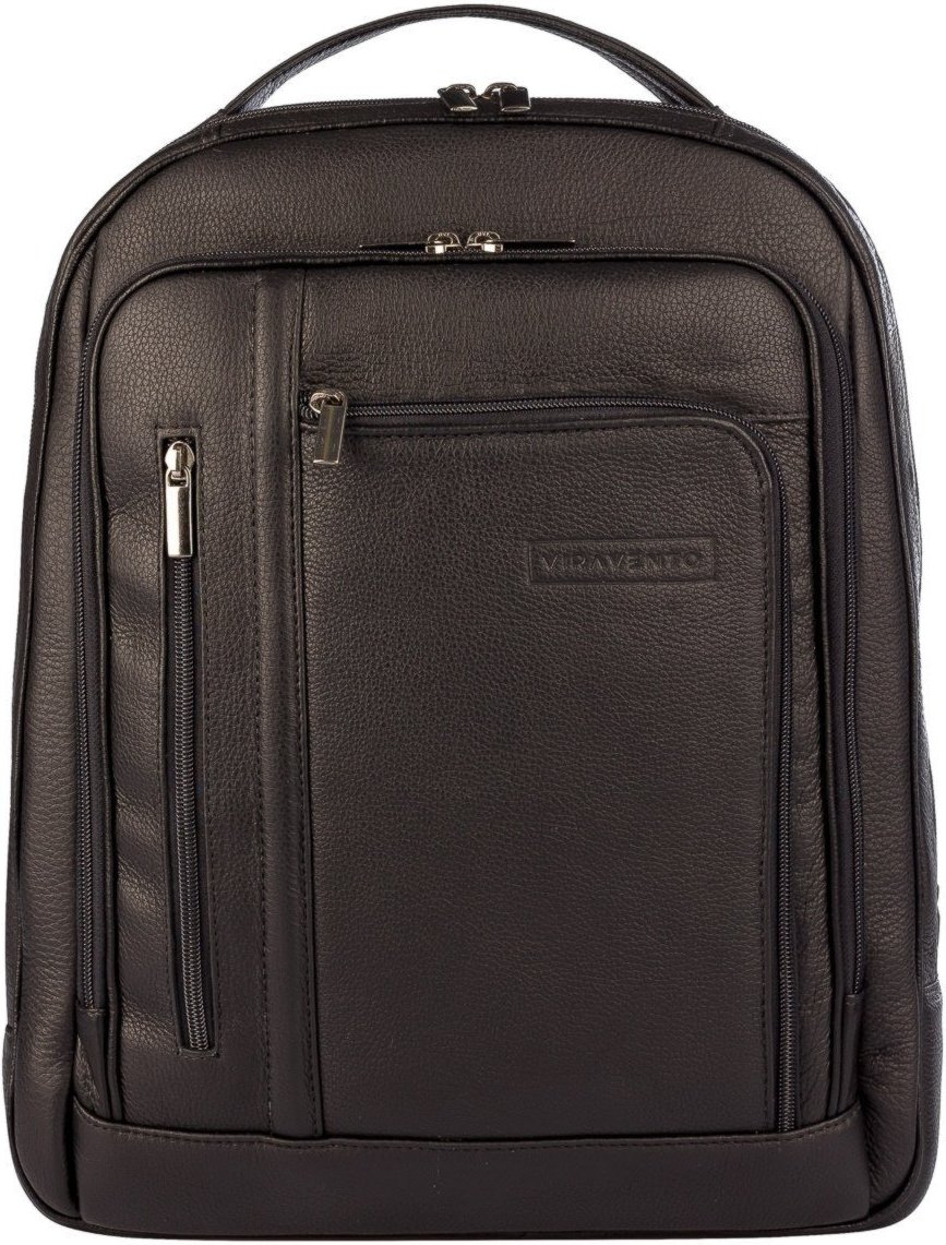 Imagem principal Mochila Vira Vento De Couro Executiva Connect - Preta azul azul