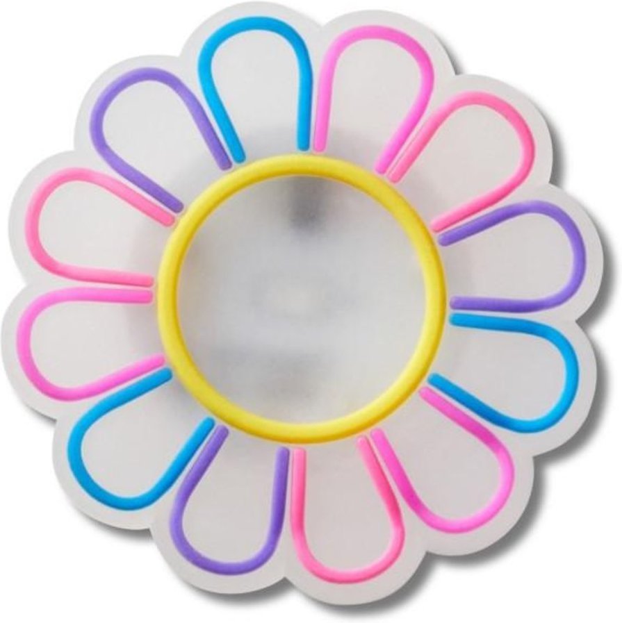 Infantil - Jibbitz™ Flor do Arco-Íris Com Led UNICO