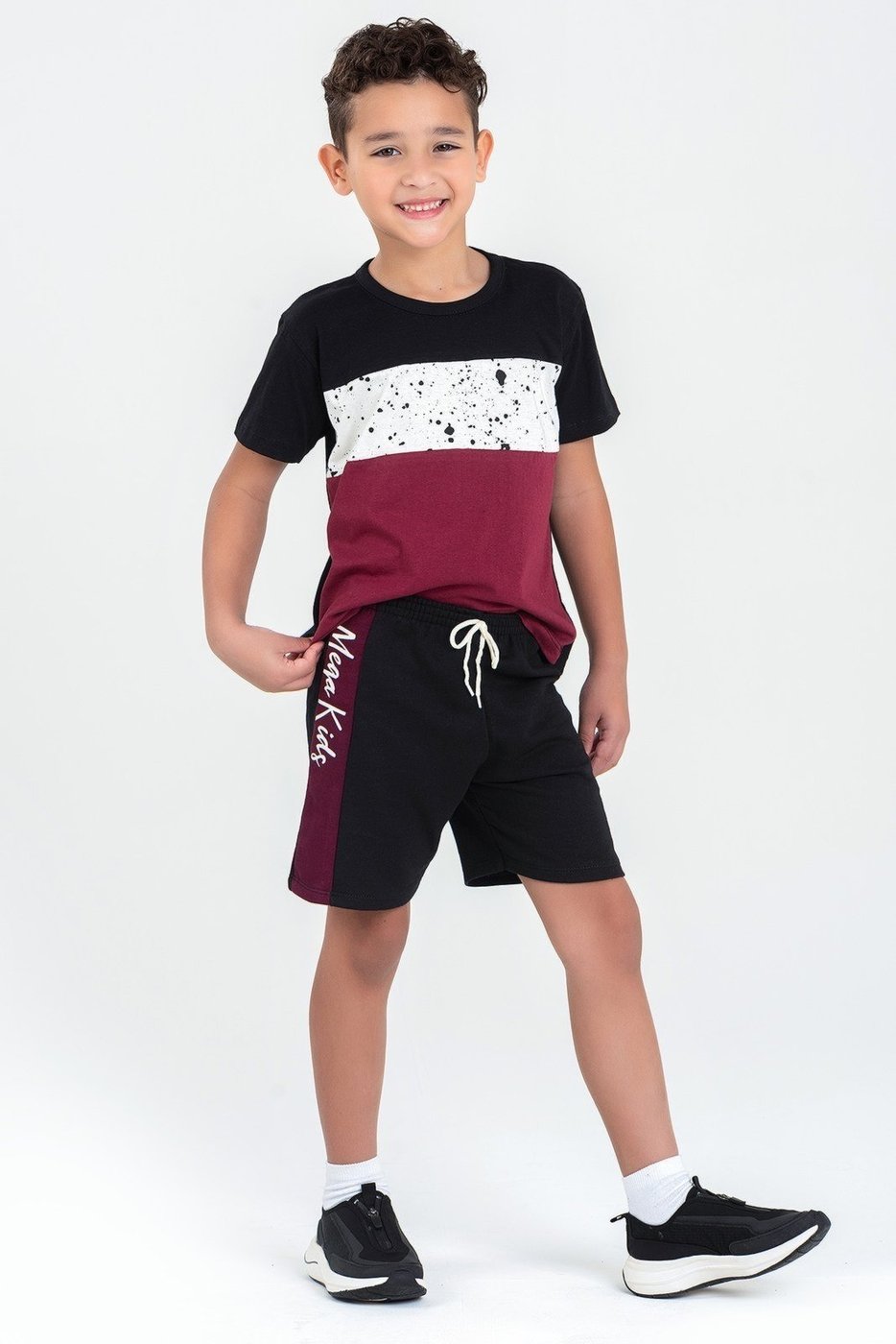 Imagem principal Infantil - Conjunto Verão Masculino Splash - Preto Mega Kids unico Mega Kids unico