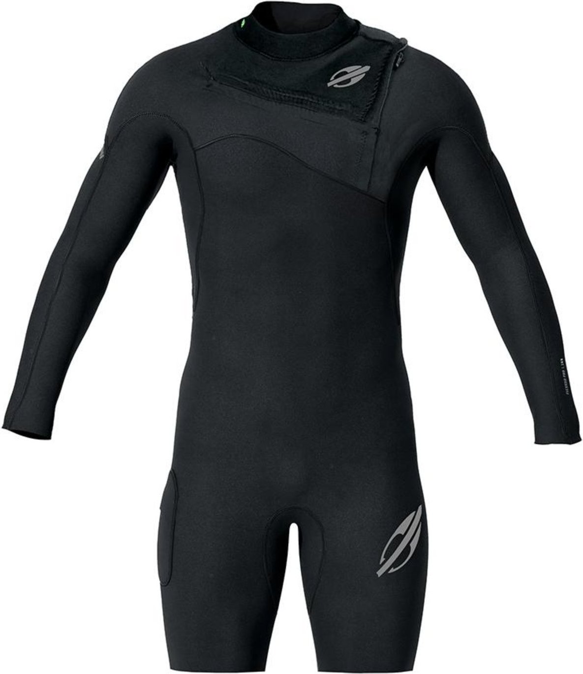 Imagem principal Short John Mormaii ML Chestzip 2mm Flexxxa Pro Surf 2025 preto Mormaii preto
