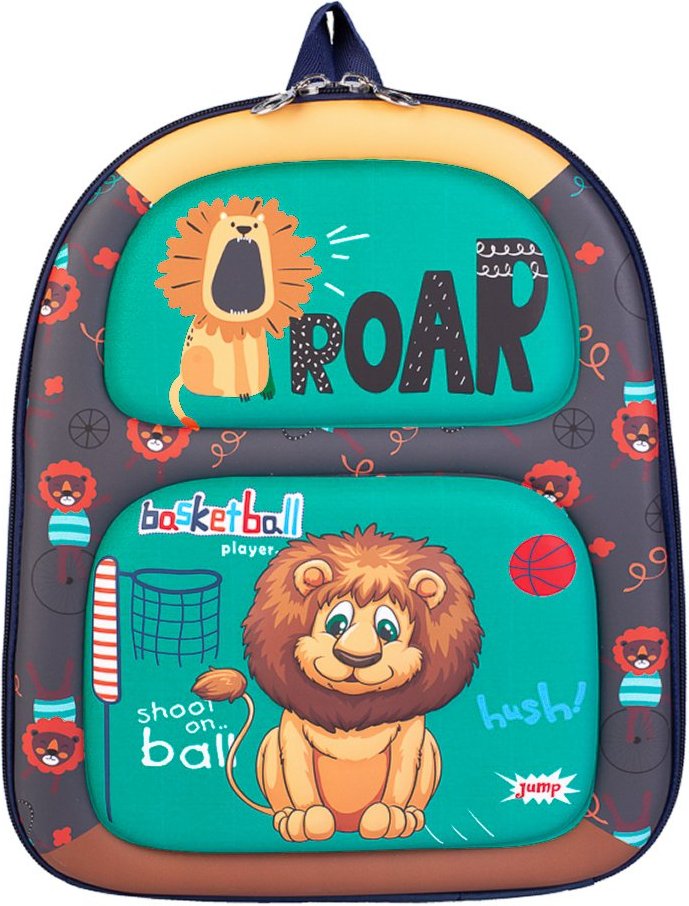 Infantil - Mochila baby alto relevo 12" 55872 - Leão"