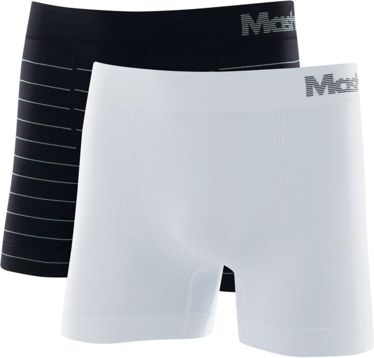 Imagem principal Kit 2 Cuecas Boxer Mash Masculina Microfibra Sem Costura Azul royal G preto azul MASH preto azul