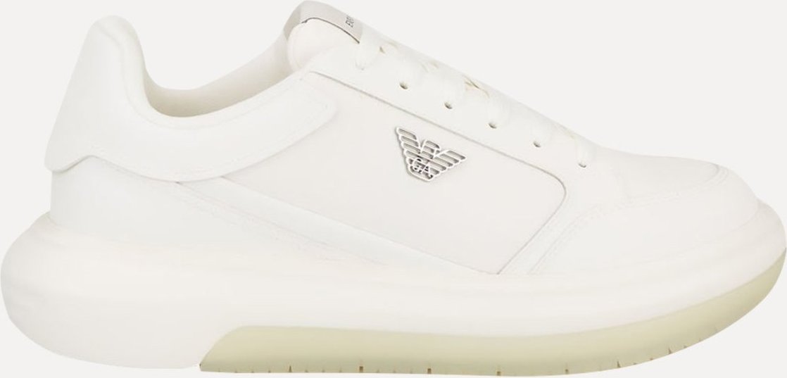 Imagem principal Tênis Empório Armani Masculino Logo Águia Metálico branco Emporio Armani branco