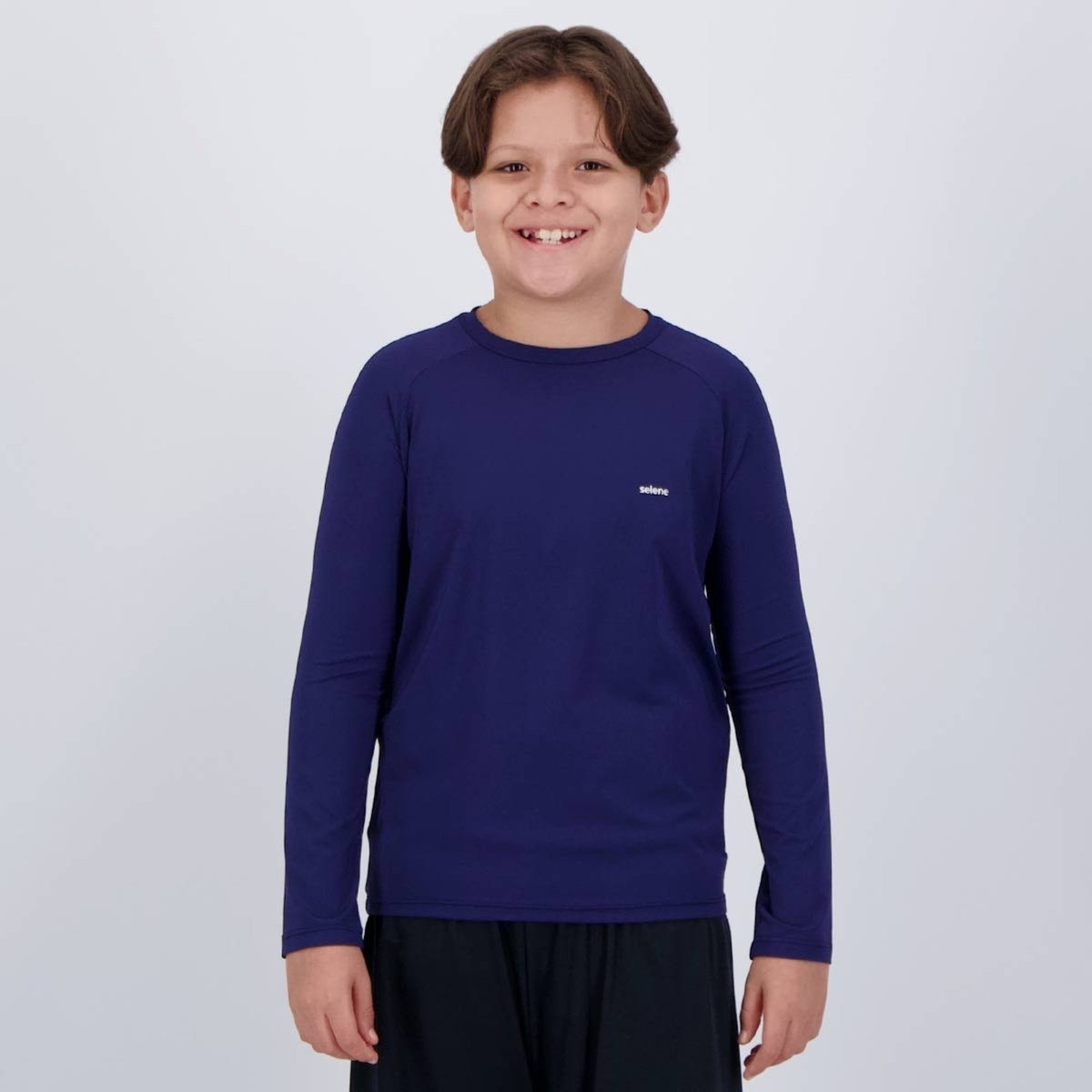 Imagem principal Camiseta Manga Longa Selene UV50+ Juvenil Marinho azul marinho SELENE azul marinho