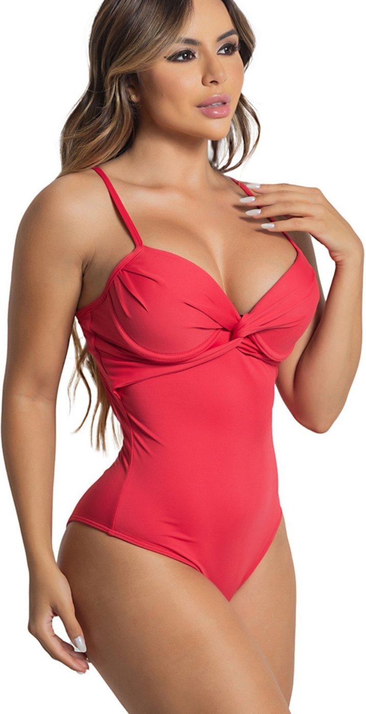 Imagem principal Maiô Orla da Praia Bojo Meia Taça e Aro Modelador Cruzado preto Orla da Praia preto