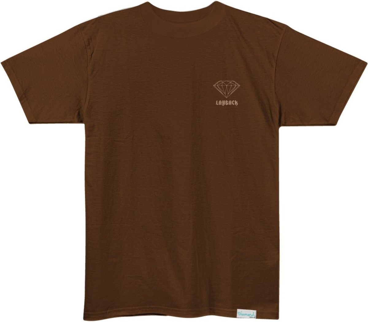 Camiseta Dmnd x Layback Tee - CHOCOLATE