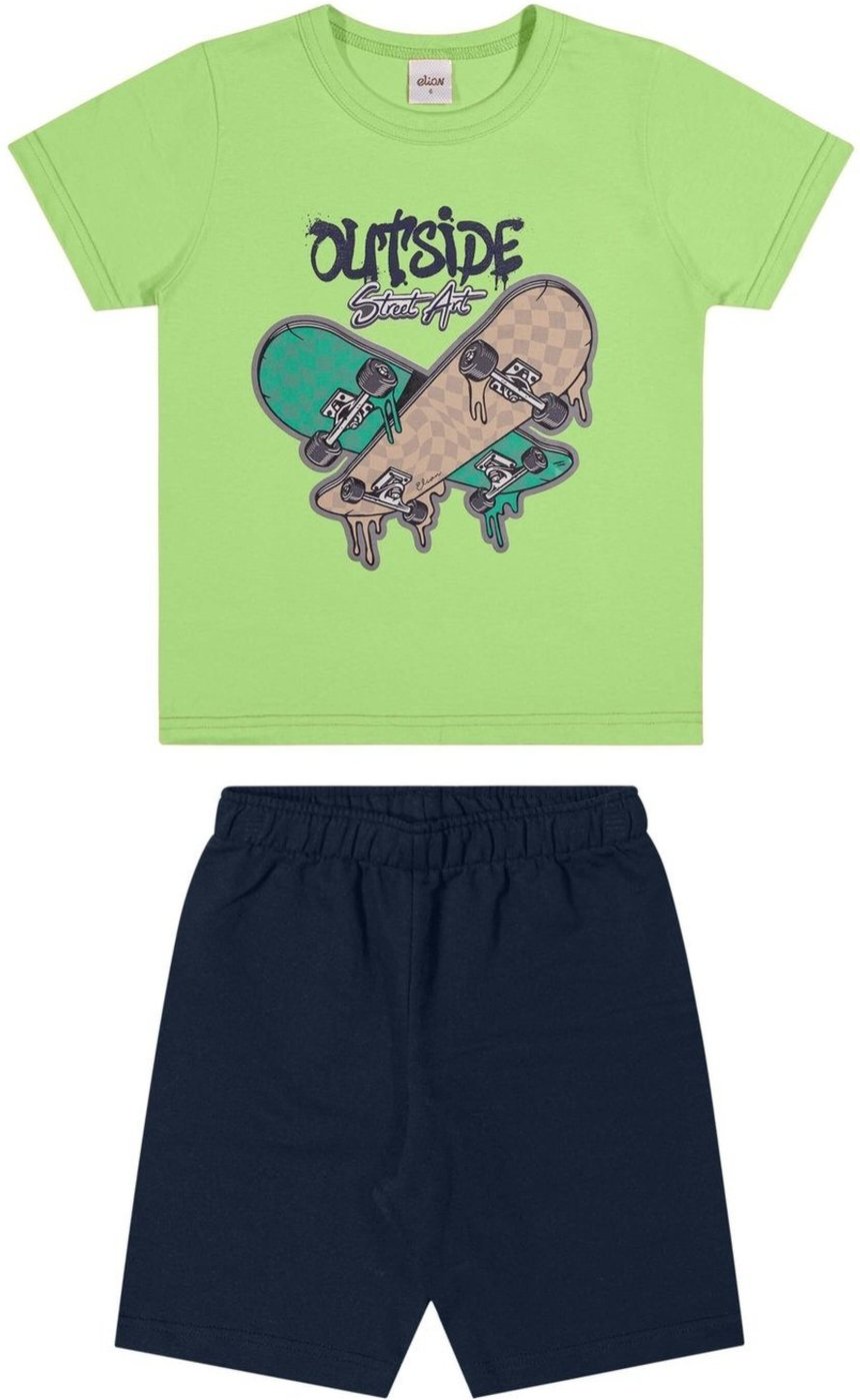 Infantil - Conjunto Menino Estampa Skate Elian