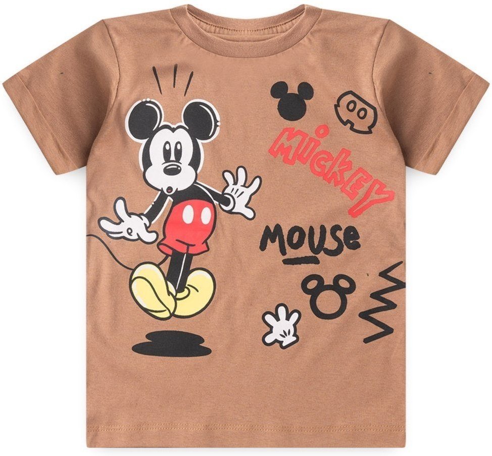 Imagem principal Infantil - Camiseta Disney Mickey Manga Curta marrom Disney marrom
