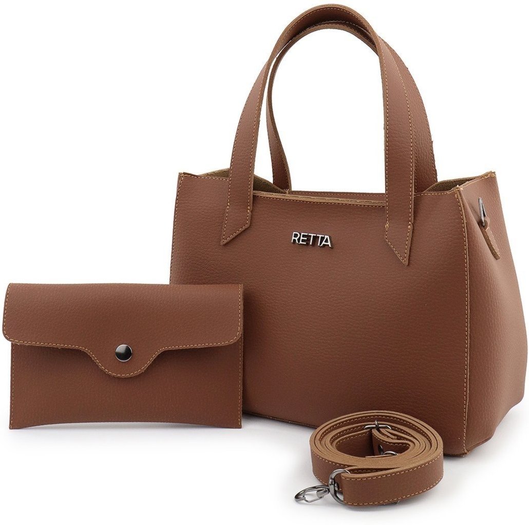 Bolsa Feminina Tote Grande com Alças de Mão e Estrutura Reforçada Retta