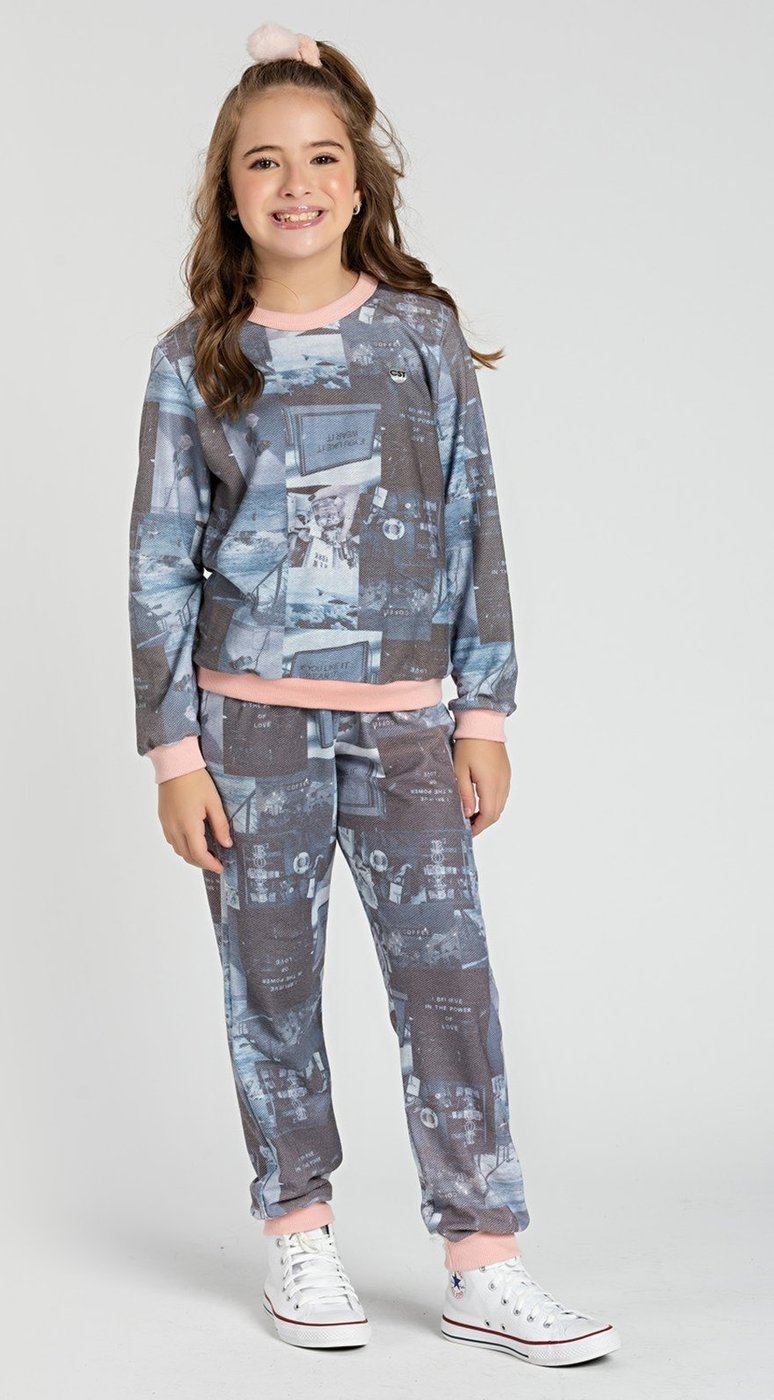 Imagem principal Infantil - Conjunto Tie Dye Girls VIDA COSTEIRA preto VIDA COSTEIRA preto