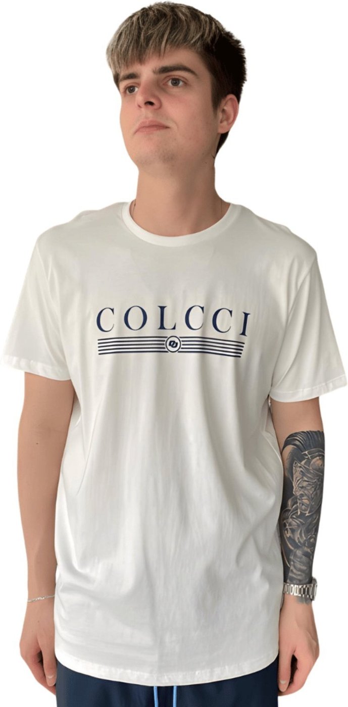 Imagem principal Camiseta Masculina Colcci Slim Logo Estamapado off-white Colcci off-white