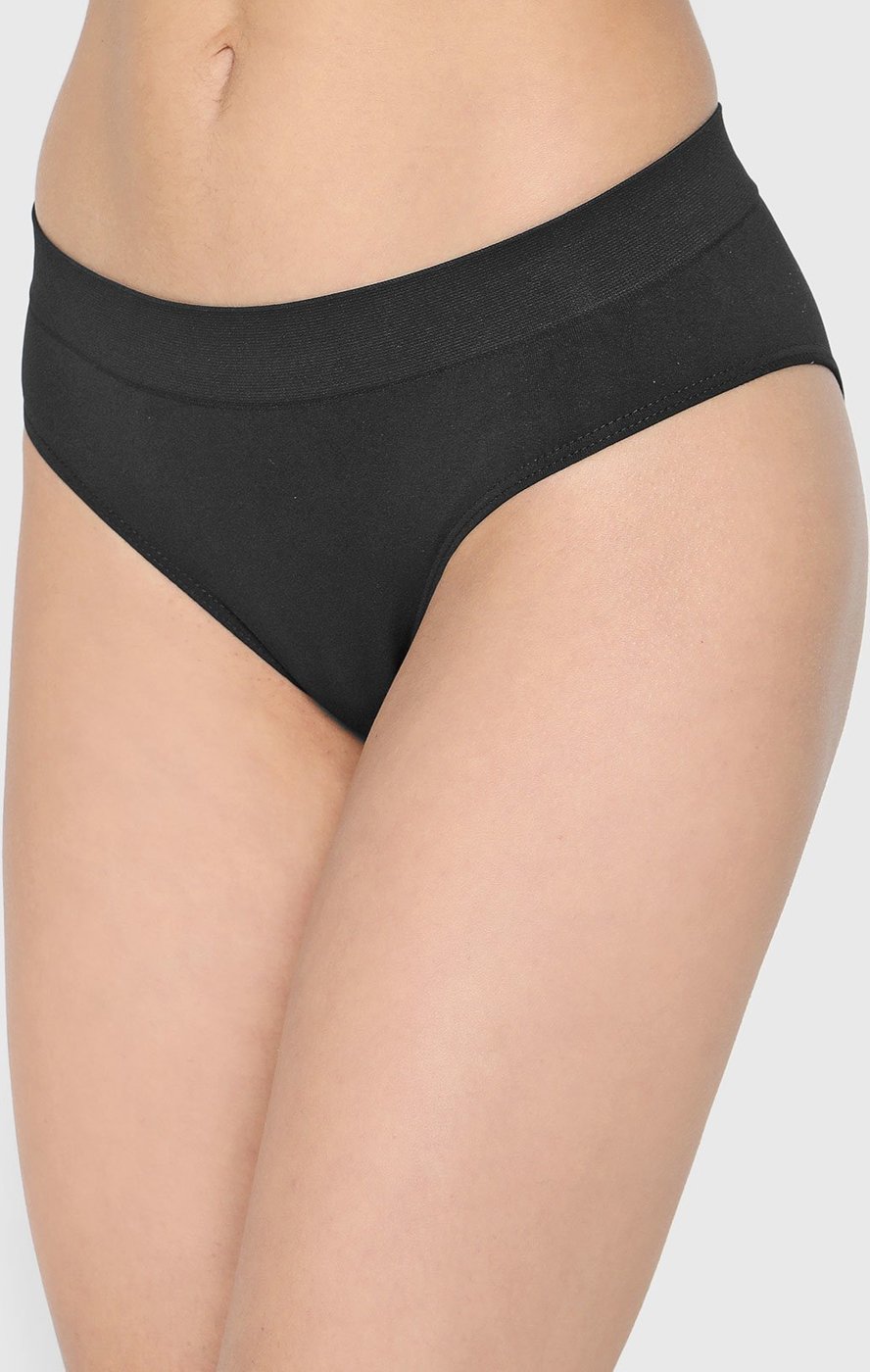 Imagem principal Calcinha Lupo Biquíni Loba Clássica Preta preto Lupo preto