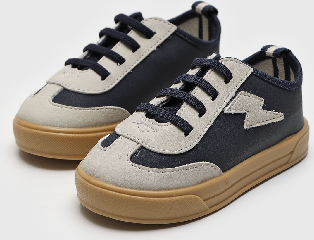 Infantil - Tênis Tricae Recorte Azul-Marinho