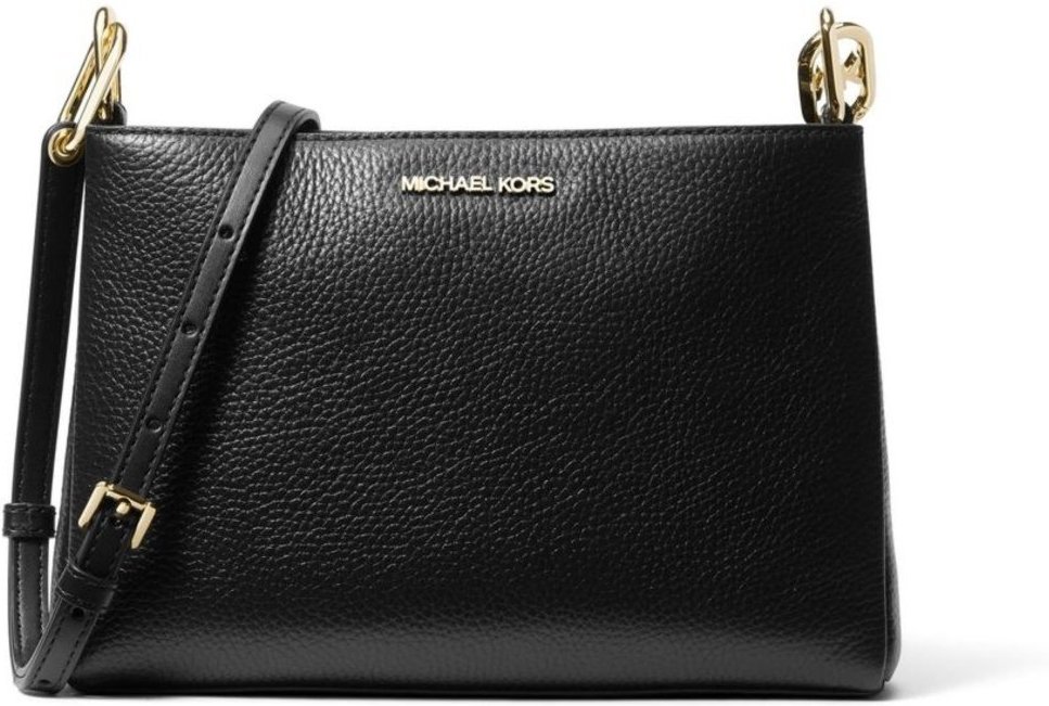 Imagem principal Bolsa Transversal Trisha Média De Couro 35H1g9tc8l001 preto preto