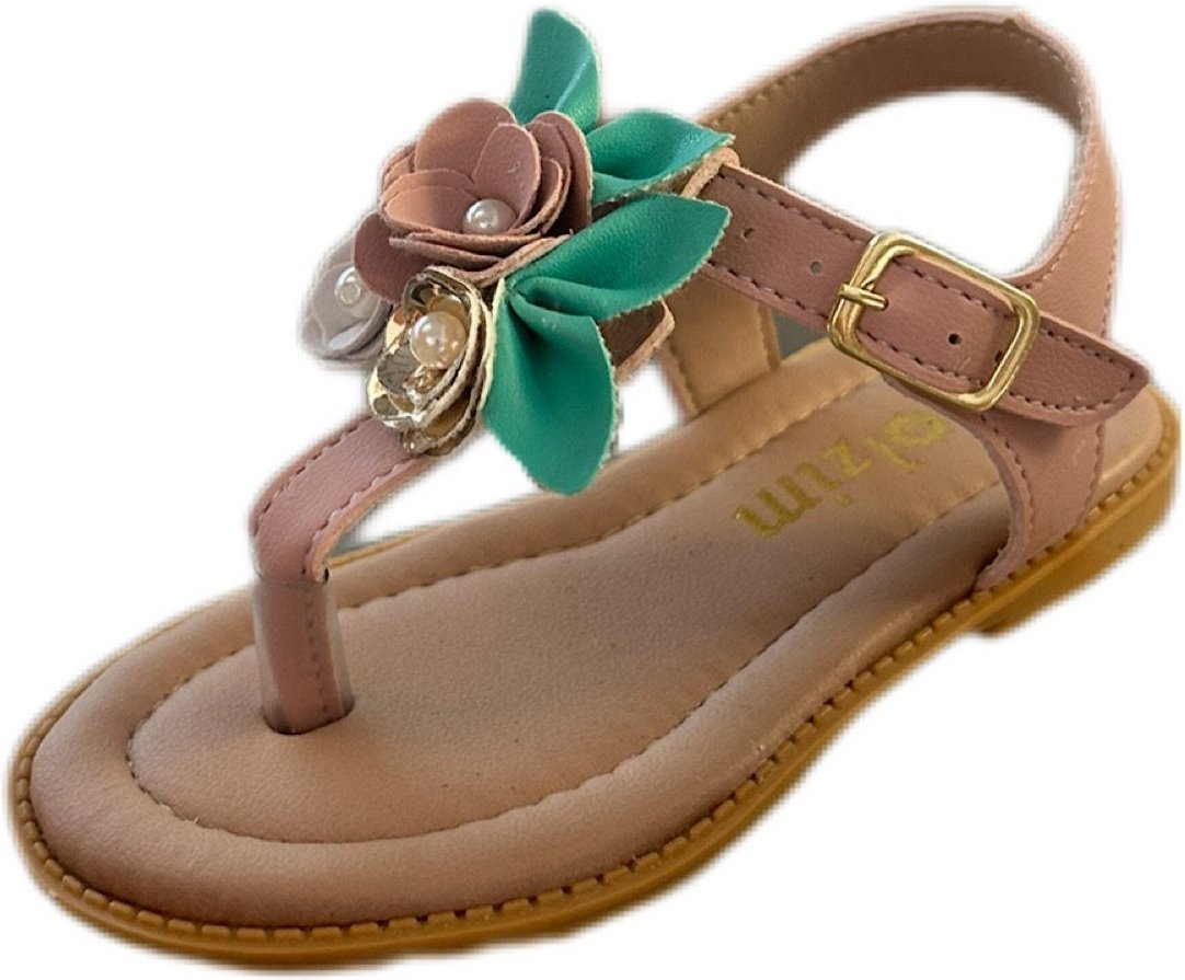 Imagem principal Infantil - Sandália menina infanil Solzim de dedinho flor SOLZIM CALÇADOS nude SOLZIM CALÇADOS nude