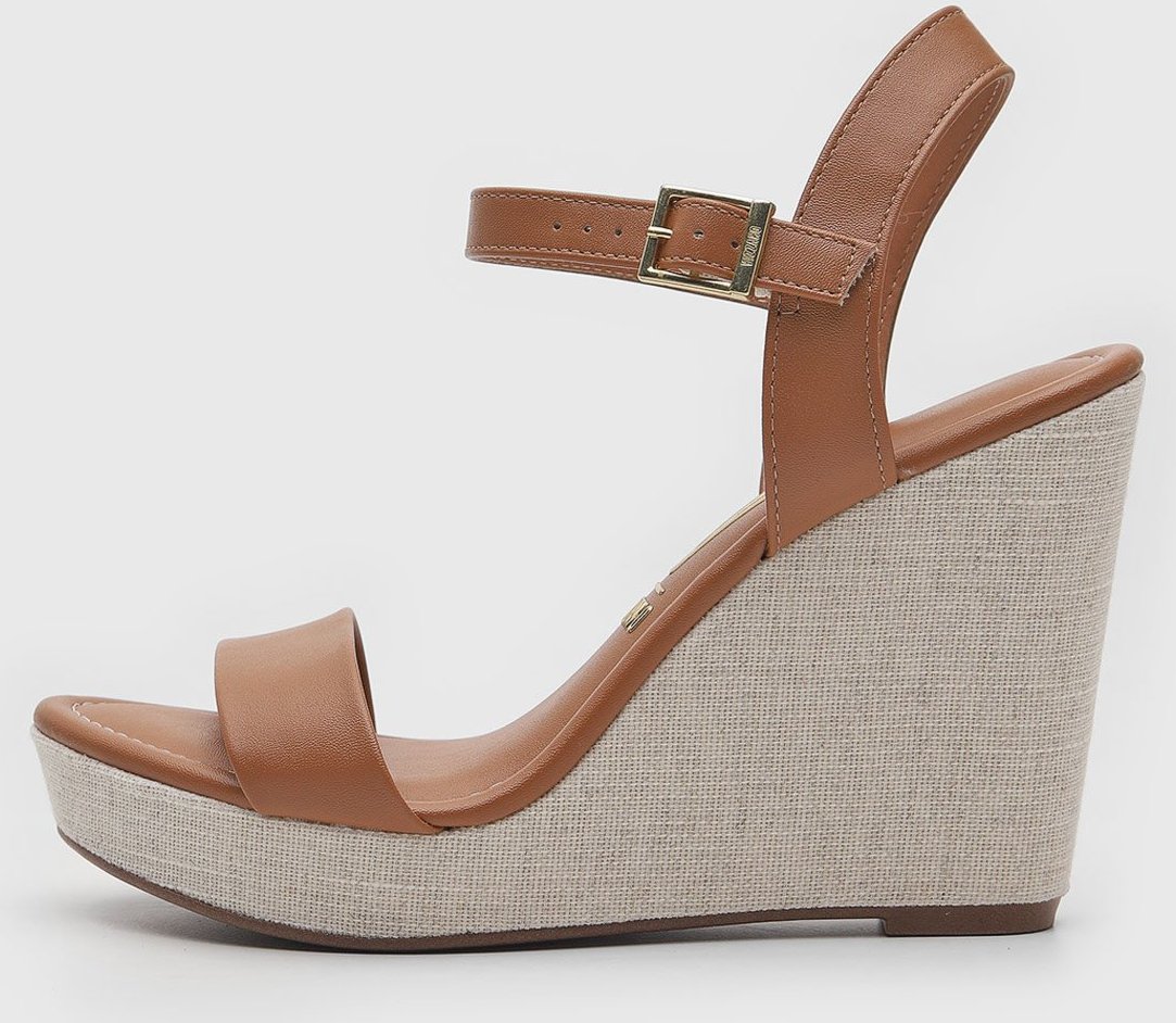 Sandália Anabela Vizzano Texturizado