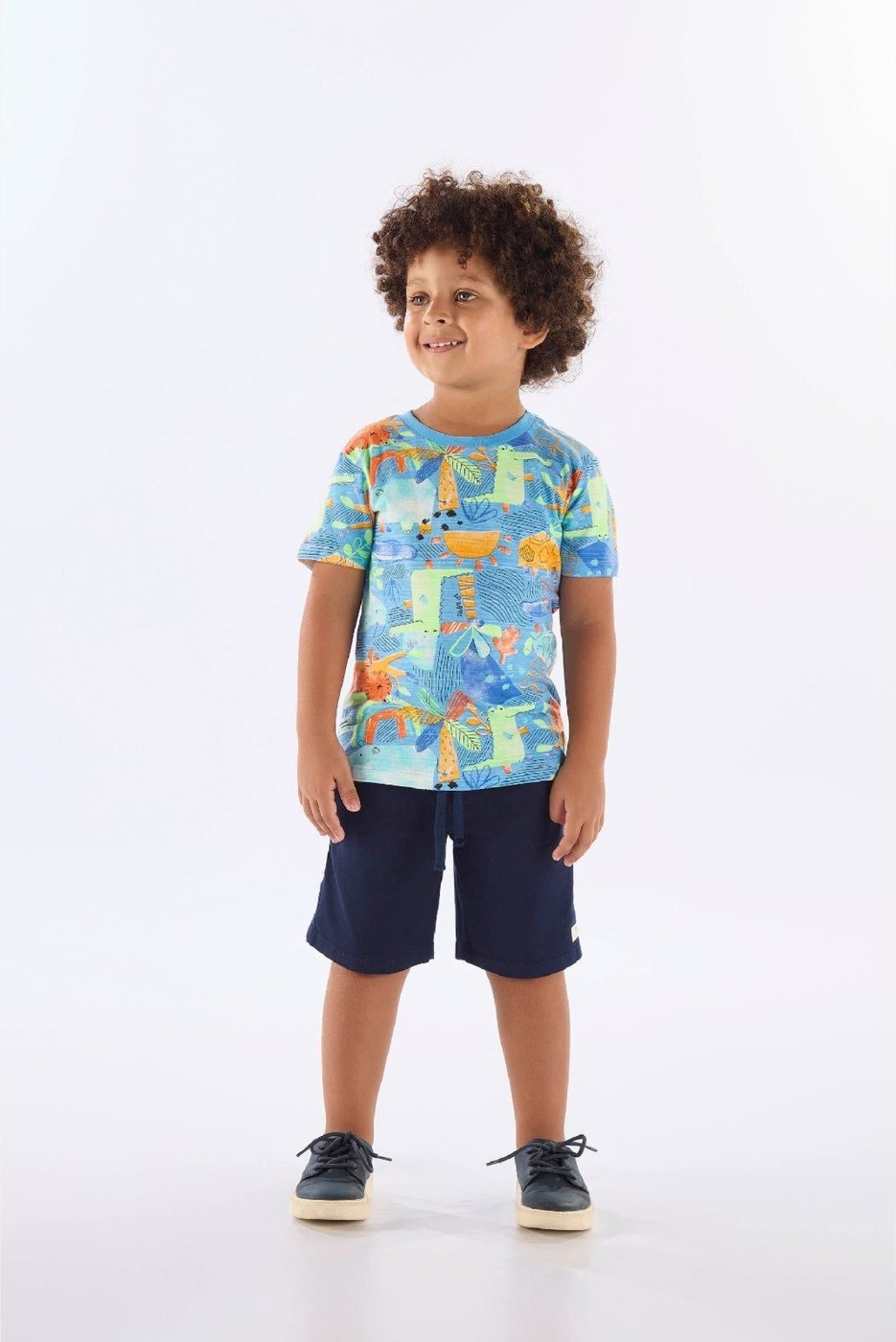 Imagem principal Infantil - Camiseta em Algodão Flamê Up Baby bege Up Baby bege