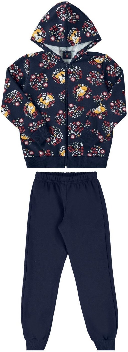 Imagem principal Infantil - Conjunto Jaqueta e Calça para Menina Guloseima azul marinho GULOSEIMA azul marinho
