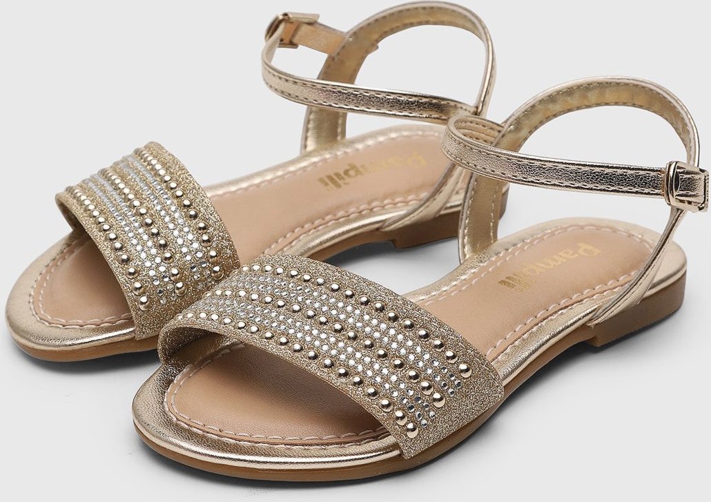 Infantil - Sandália Pampili Cherrie Dourada