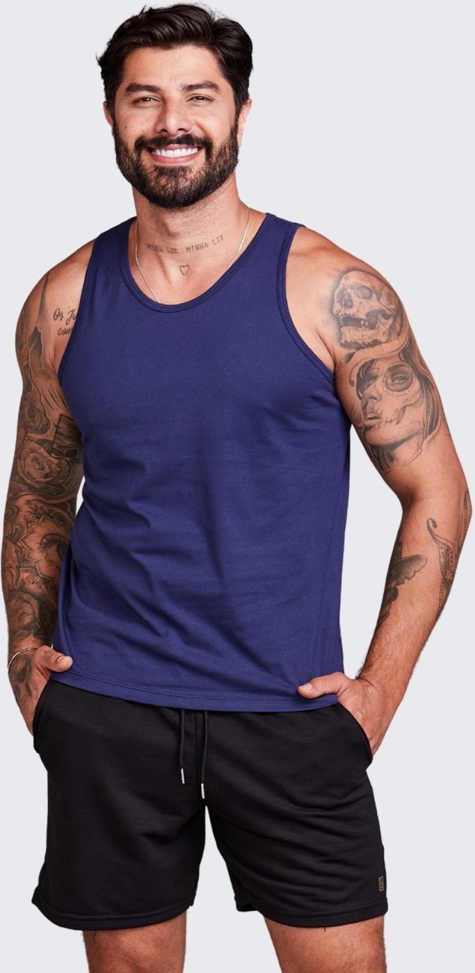 Imagem principal Camisa Regata Masculina Daze Modas cinza Daze Modas cinza