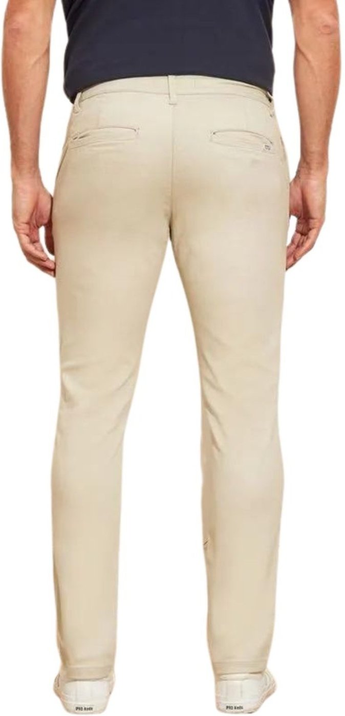 Imagem principal Kit 2 Calças FMF de Sarja Chino Com Bolso Traseiro Embutido Alfaiataria Skinny Cinza e Areia multicolorido FMF multicolorido