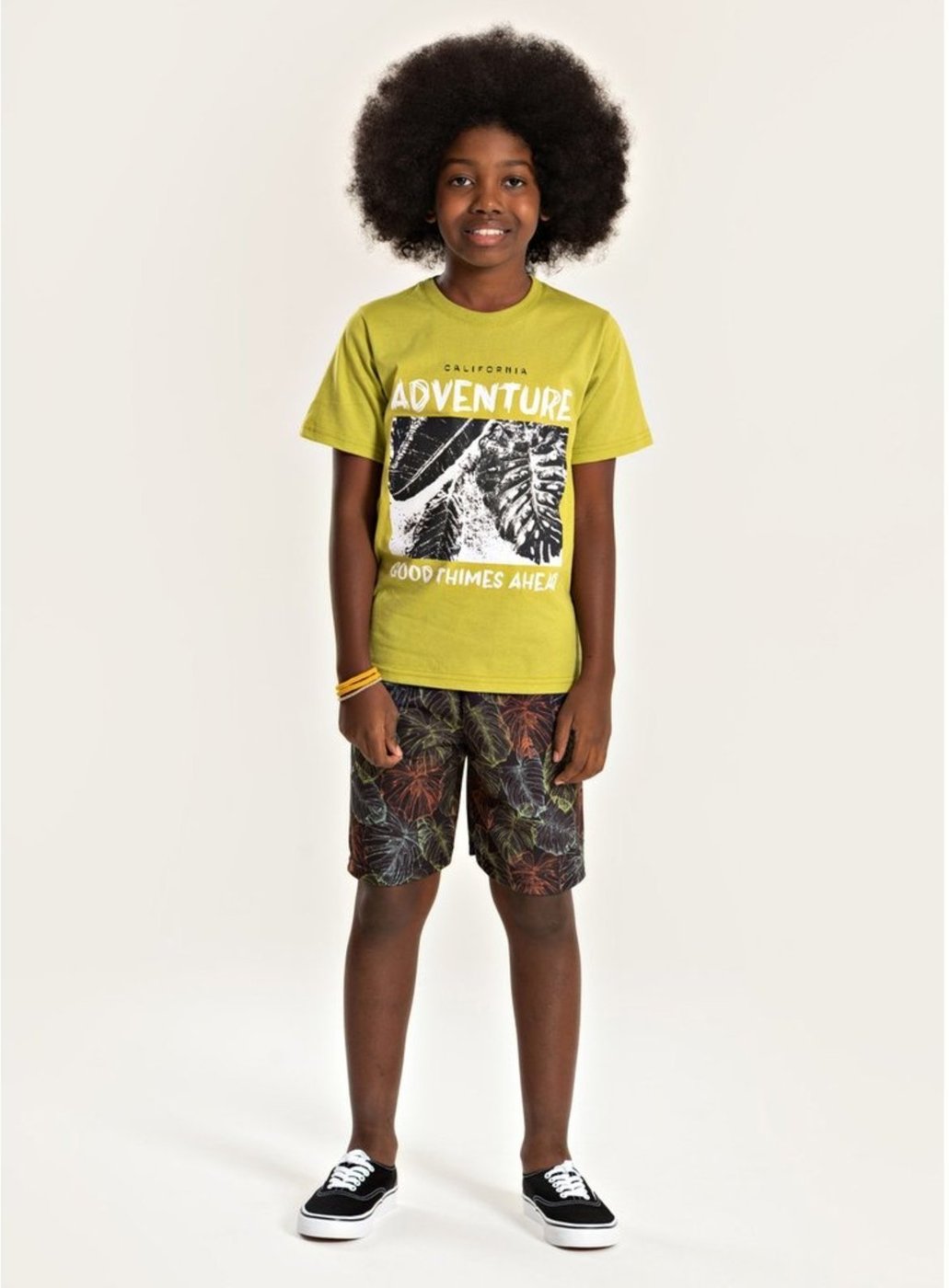 Imagem principal Infantil - Conjunto Verão Menino Camiseta e Bermuda Aventura Molekada azul Molekada azul