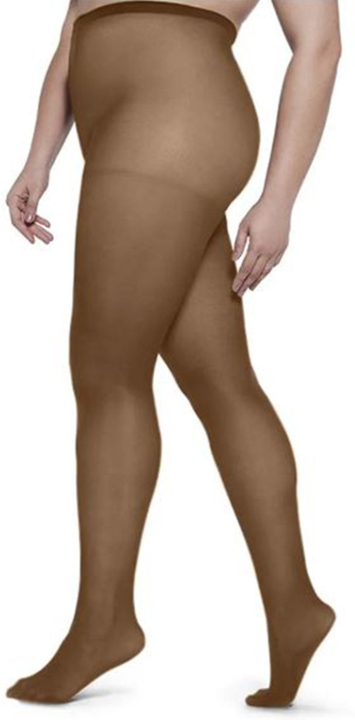 Meia Calça Opaca Plus Loba Com Elastano Fio 40 05837 Pó de Arroz
