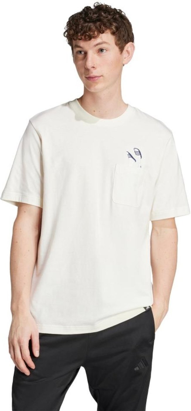 Imagem principal Camiseta estampada Lounge Slides com bolso adidas Sportswear preto Adidas preto