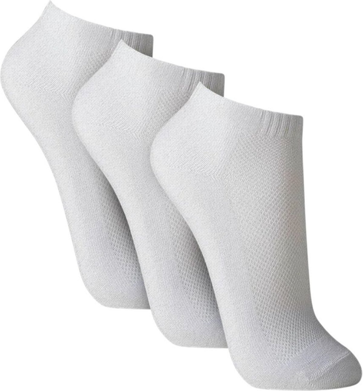 Imagem principal Kit 3 Pares Meia Branca Soquete Somellos Confortável Di Nuevo branco Di Nuevo branco