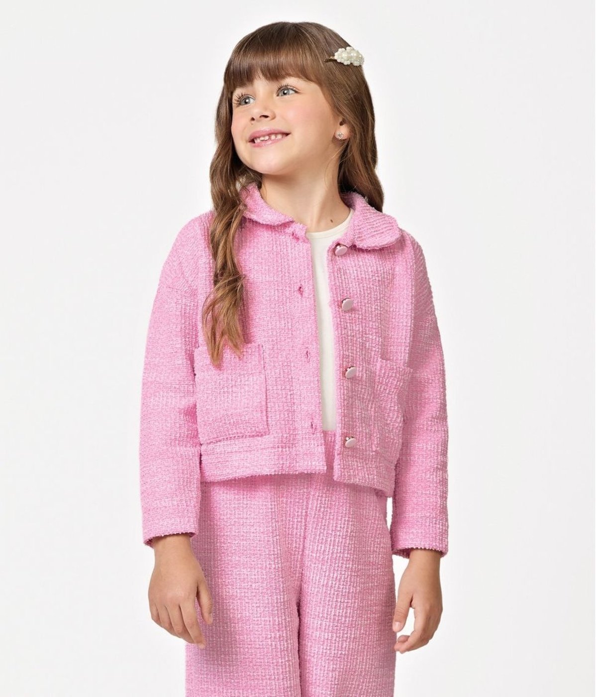 Infantil - Casaco Tweed Shine Trick Nick