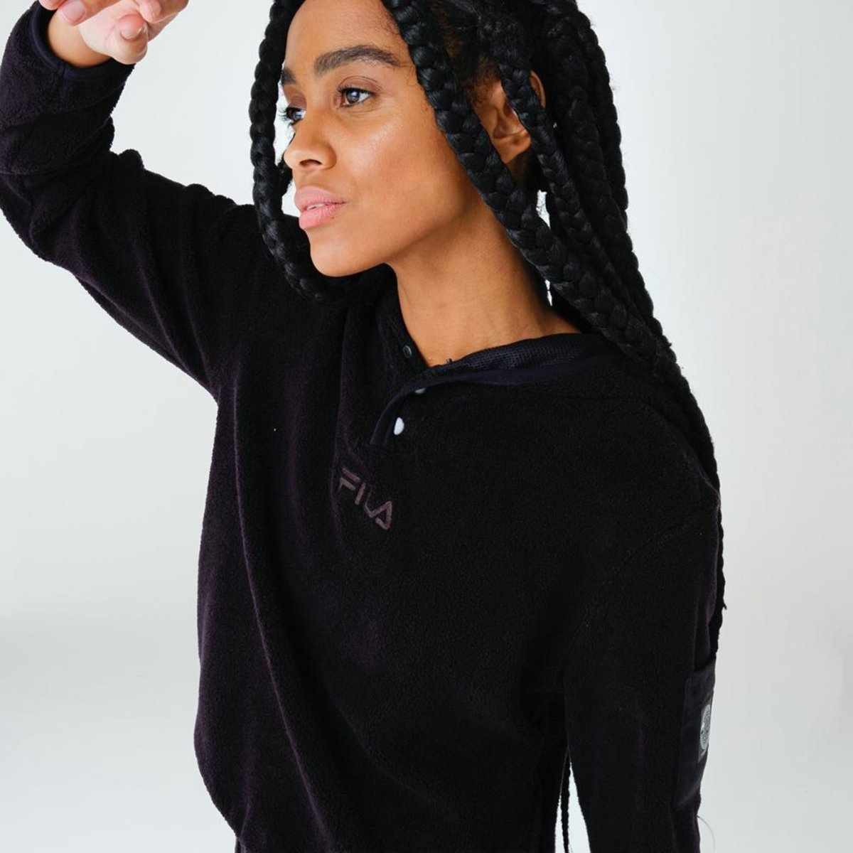 Imagem principal Casaco Com Capuz Fila Soft Street Express Feminino incolor Fila incolor