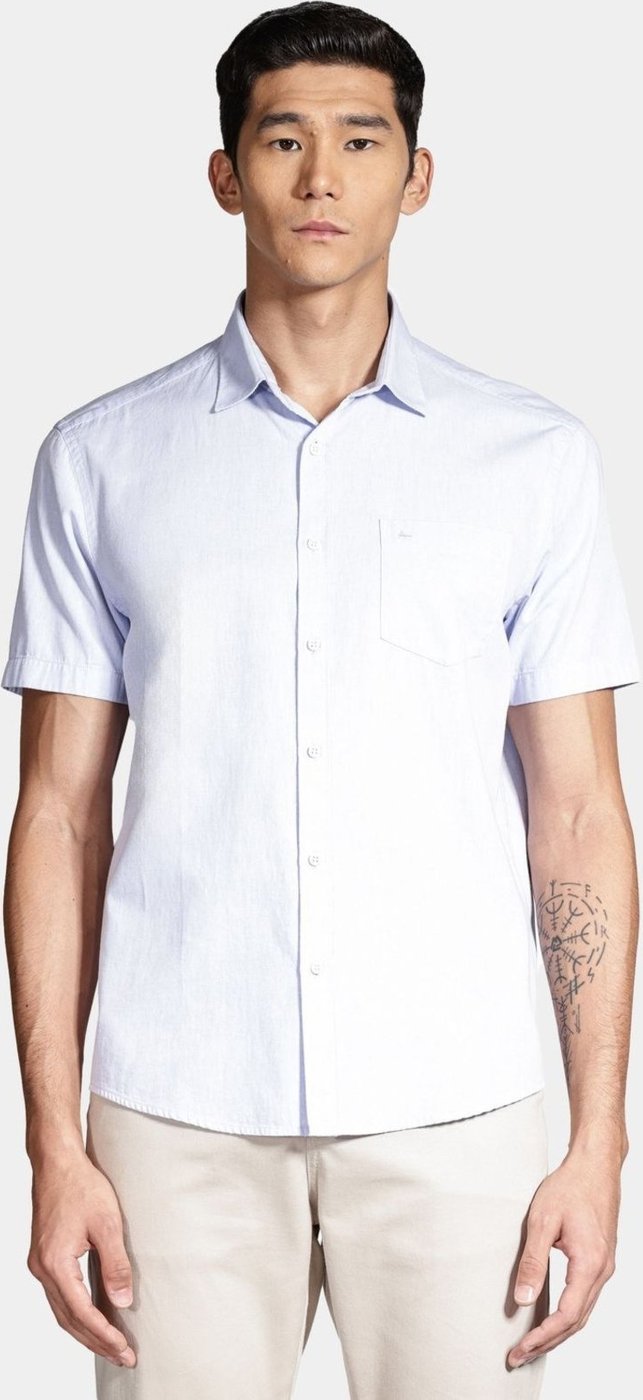 Imagem principal Camisa Aramis Manga Curta Regular Button Com Bolso azul azul