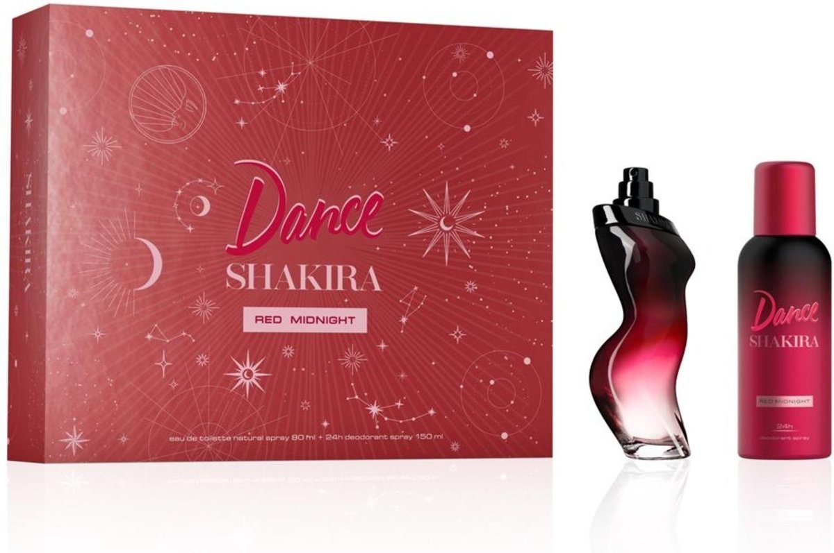 Kit Shakira Dance Red Midnight Eau de Toilette 80ml + Desodorante 150ml