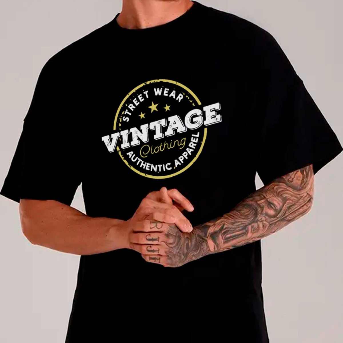 Imagem principal Camiseta Ousy Oversized Vintage Clothing Streetwear Estampa Retrô Moda Urbana Unissex branco ousy branco