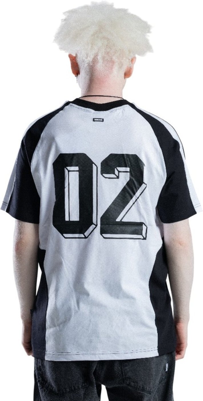 Camiseta Masculina Hocks Raglan Recortes Curva Preto