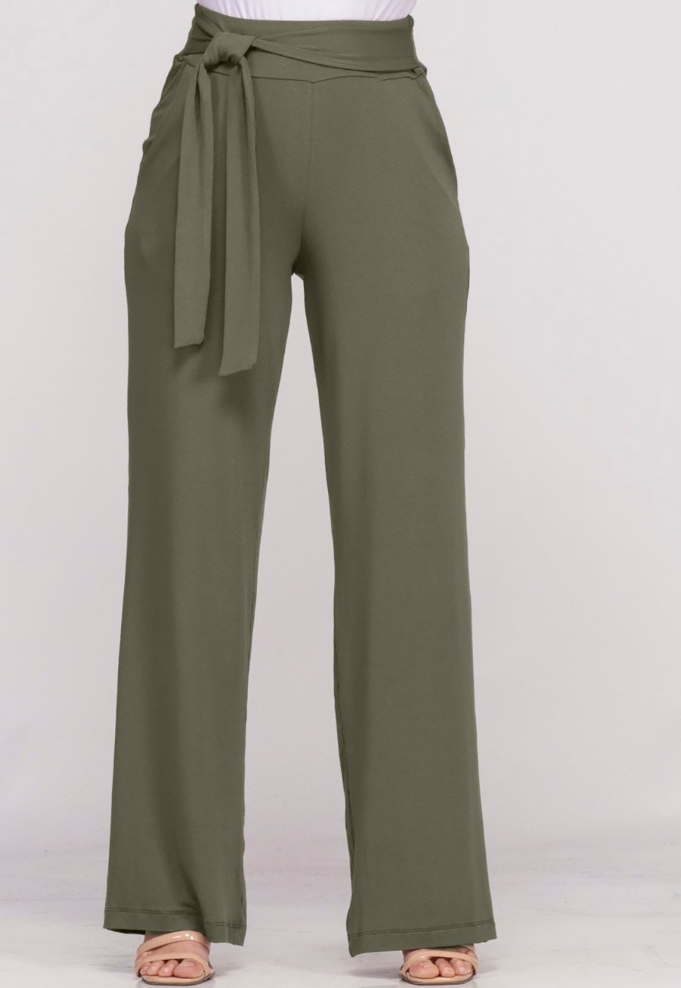 Calça Pantalona Cós largo Bolsos B’Bonnie Sheila