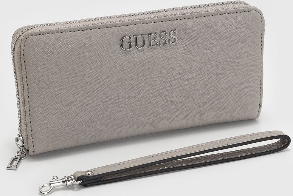 Carteira Feminina Guess Logo Taupe